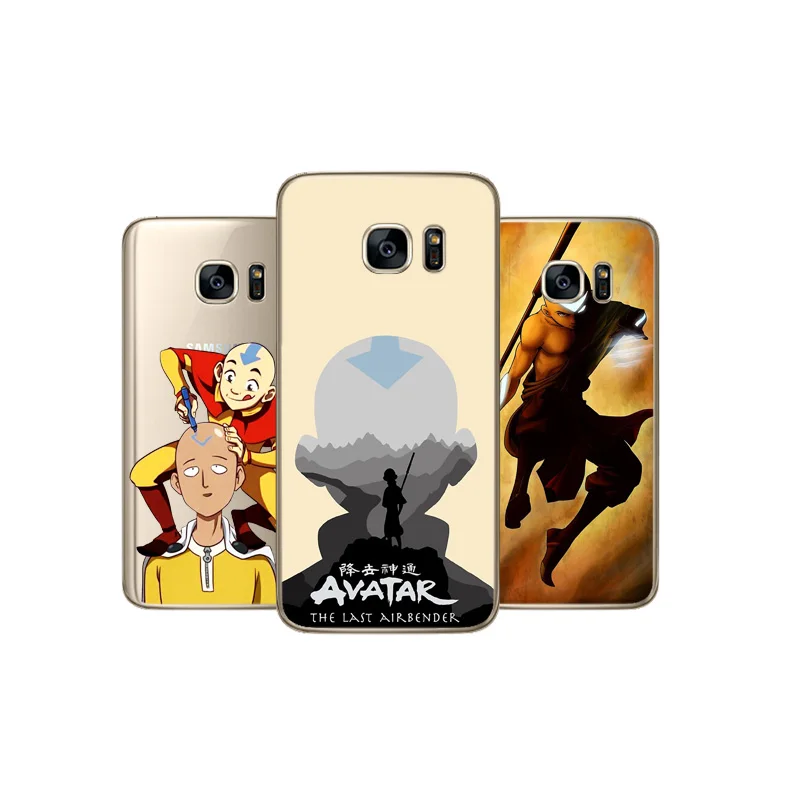 N256 Avatar Aang Soft TPU Silicone Cover For Samsung Galaxy Note 3 4 5 8 9 10 M10 M20 M30 Grand Prime Case |