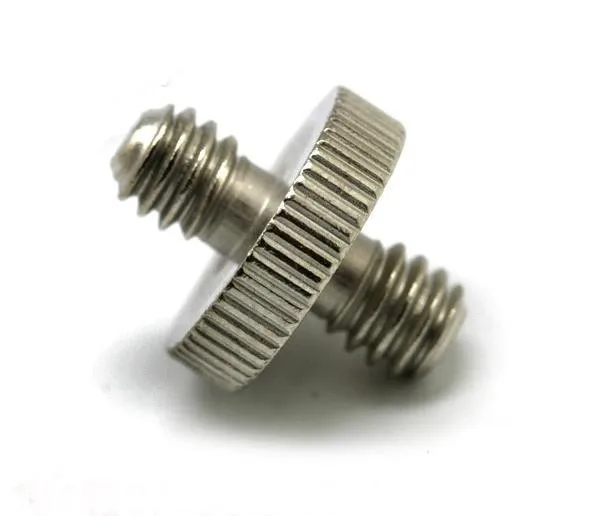 

1pcs 1/4"Male to 1/4"Male Threaded Screw Convert Adapter for Camera Tripod Ballhead Camera Accessories Double Male Screw Adapter