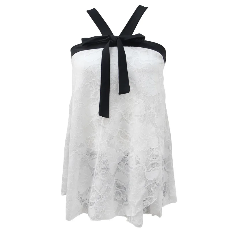 Сексуальный купальник из двух частей с шифоновой юбкой|Комбинезоны| |