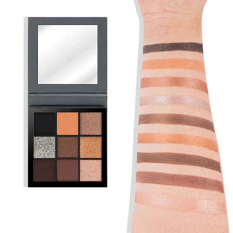 Cosmetic Matte Eyeshadow Cream Makeup Palette Shimmer Set 9 Colors |