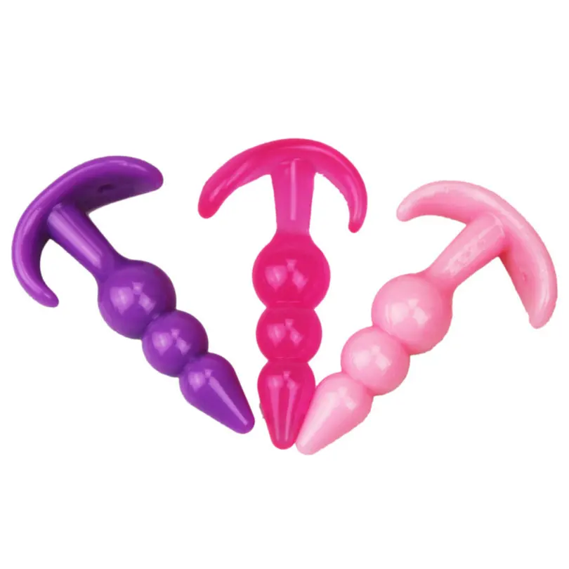 Маленькая розовая Анальная пробка для первого использования сексуальная ночная