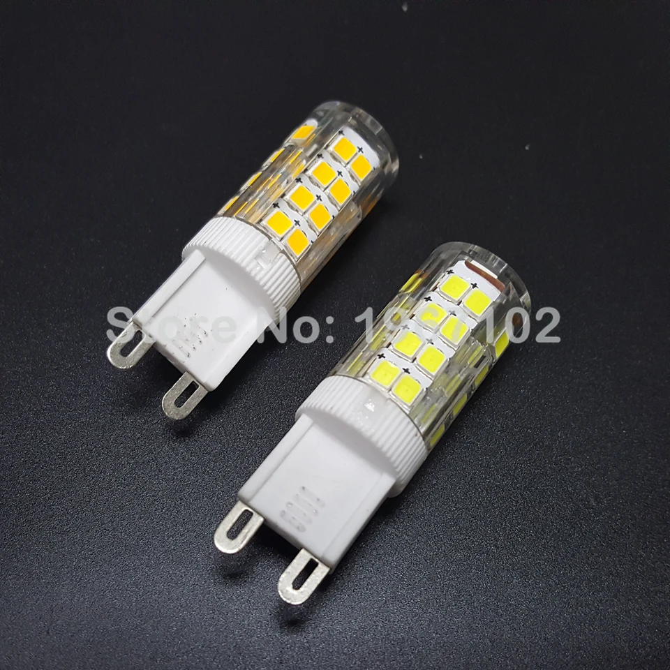 100 шт. G9 5 Вт SMD 2835 Светодиодный кукурузный светильник лампа 51 светодиодный s AC220V