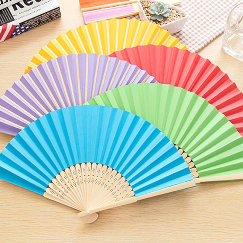 Новинка 1 шт. летние китайские бумажные вееры с одной стороны карманное украшение