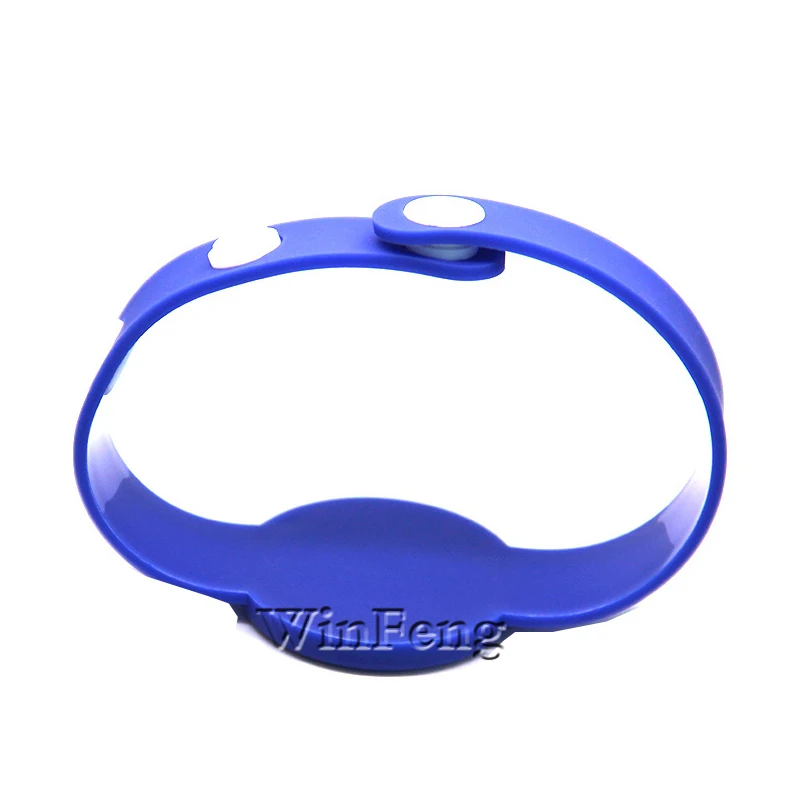 100Pcs/Lot Wholesale F08 Chip RFID Access Control Silicone Bracelets 13.56MHZ PVC Wrist Tag For Concert | Безопасность и защита