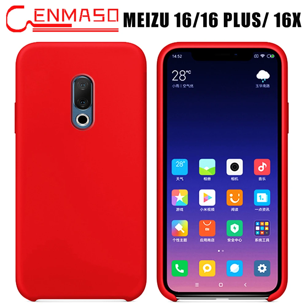 Meizu 16 Plus, чехол, мягкая Жидкая силиконовая задняя крышка, Meizu 16X, чехол для телефона, ультра тонкий, половина, защитная задняя крышка, Funda Capa Meizu 16 Capa