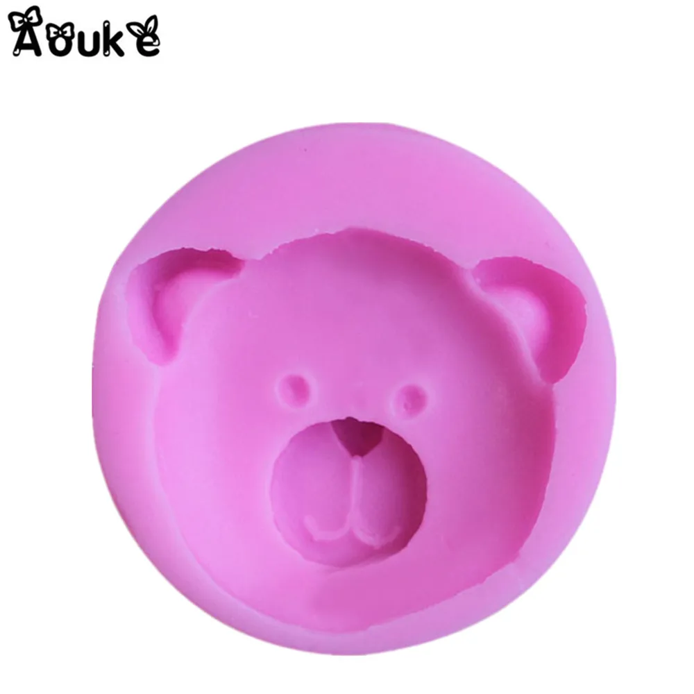 Маленькая Мишка форма для украшения тортов Силиконовая Форма Мыло шоколадные