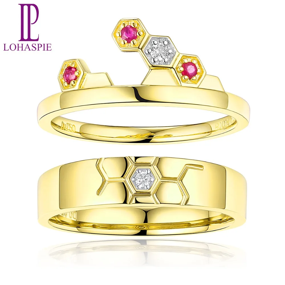 LP футбольное кольцо для влюбленных ювелирные украшения мужчин и женщин 18K Au750