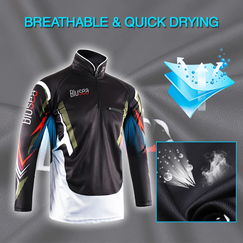 Летняя Стильная мужская уличная спортивная одежда Blusea с длинным рукавом для