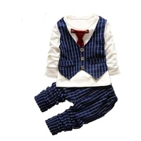 2019 spring childrens gentleman tie little vest new fall burst boys suit