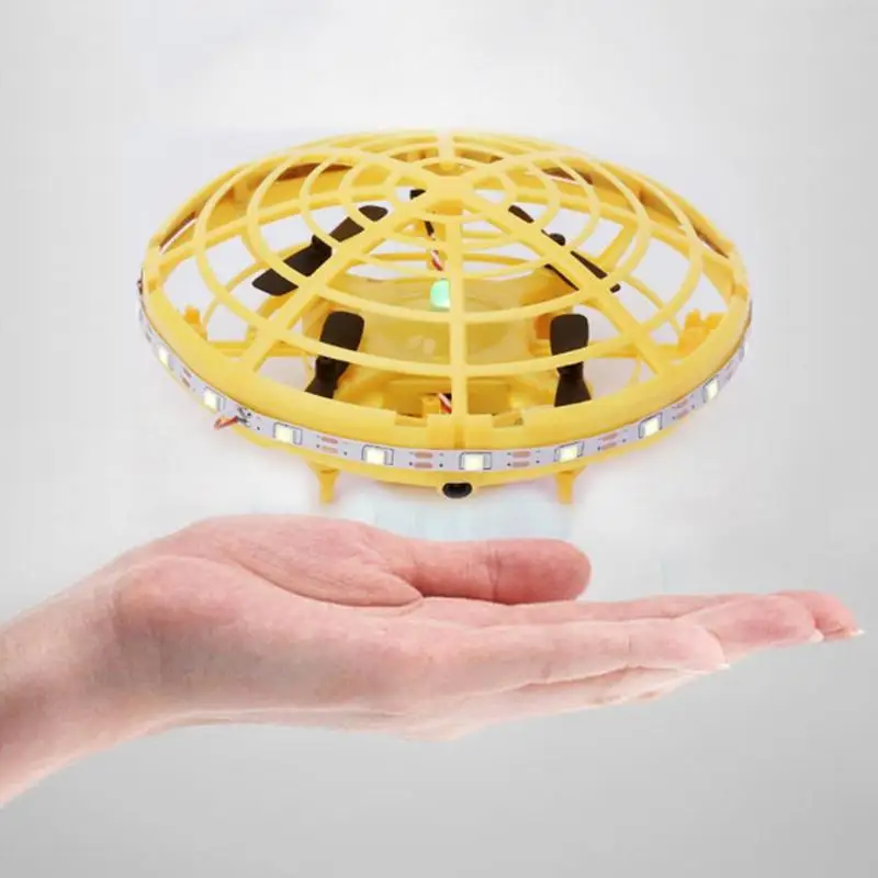 

Infrared Sensor UFO LED Mini Induction RC Aircraft Kids Drone Toy Gifts PNLO