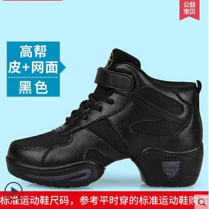 Новые дышащие Танцевальные Кроссовки для женщин, современные тренировочные танцевальные туфли, кашемировые гибкие туфли для девушек, джаз, хип-хоп обувь для фитнеса - Цвет: White and  Mesh