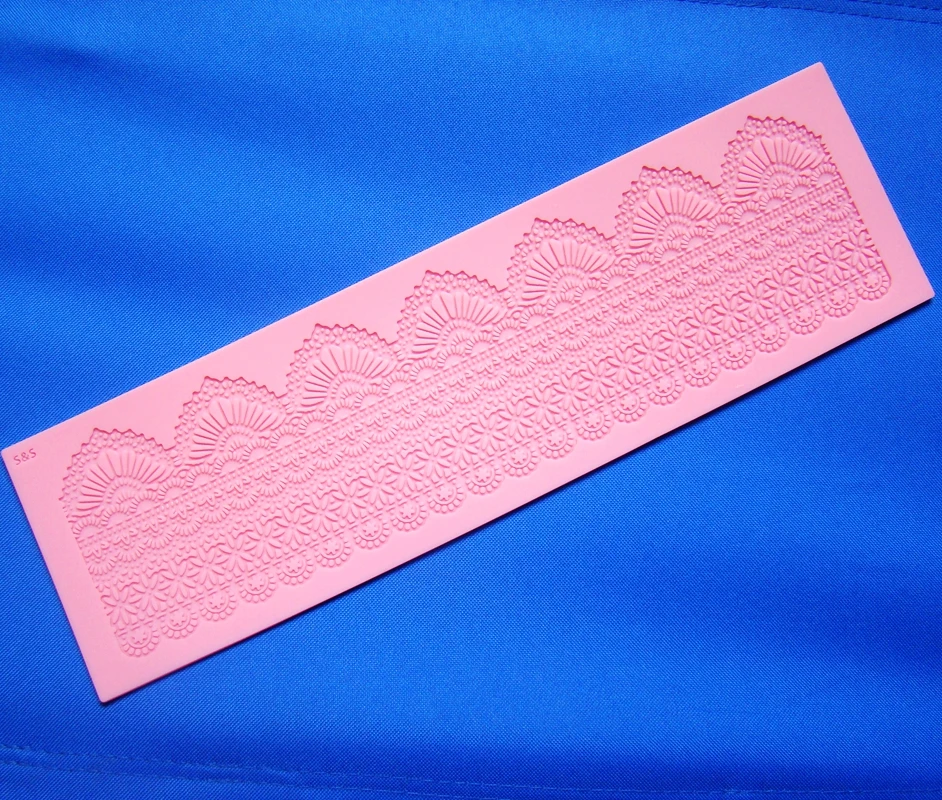 Large Long Silicone Lace Mold Flower Fondant Cake Chocolate Decoration DIY Bakeware tool 1pc/lot | Дом и сад