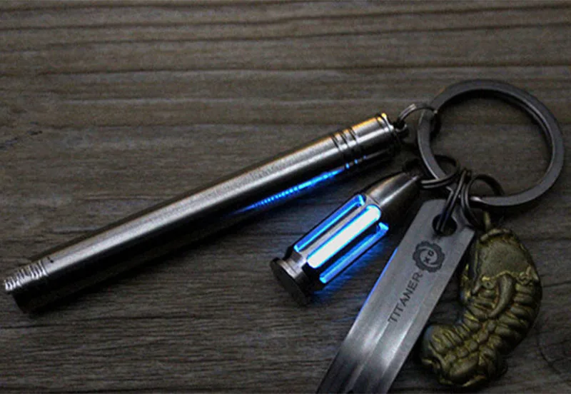 TC4 Titanium CNC пустая цилиндрическая тритиевая трубка EDC самосветящаяся подвеска