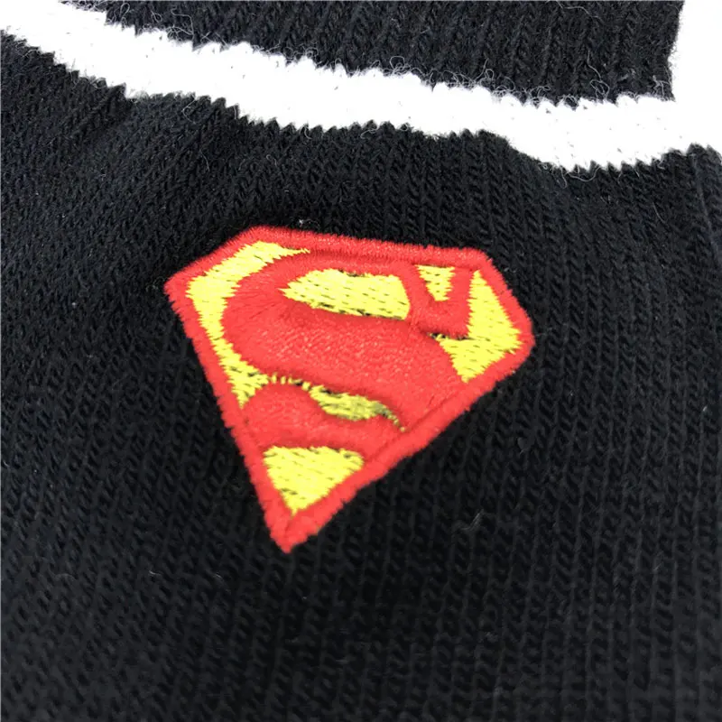 Unisex Gloves Full Finger Screen Touch Superman Striped Knitted Glove Elastic Winter Wrist Mittens Outdoor Lovers Gift Warmer