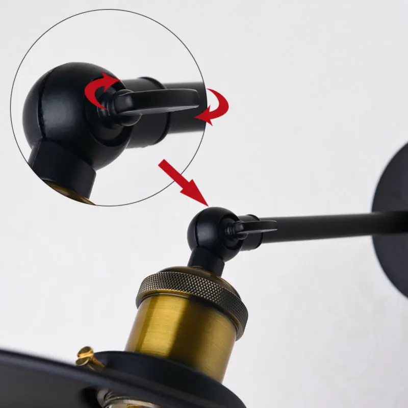 Старинные бра внутреннего освещения прикроватные лампы для дома 110 В/220 В E27