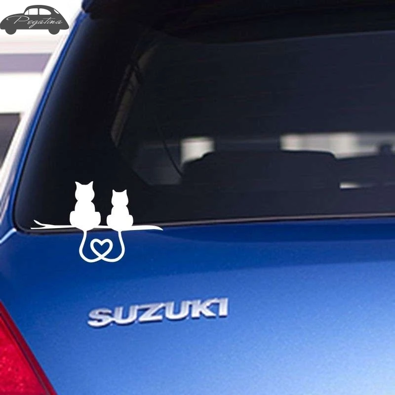 Стикер для автомобиля кошки Pet Shop наклейка плакаты виниловые настенные