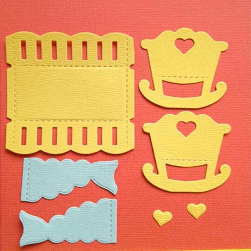 Металлические Вырубные штампы восхитительные для детских колясок скрапбукинга