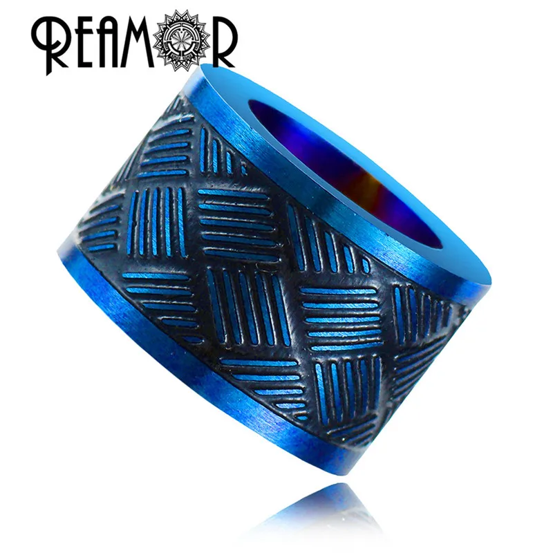 REAMOR 5 шт. позолоченные/черные амулеты бисер с большим отверстием бусины из нержавеющей стали для изготовления ювелирных изделий мужские ожерелья и браслеты DIY бусины