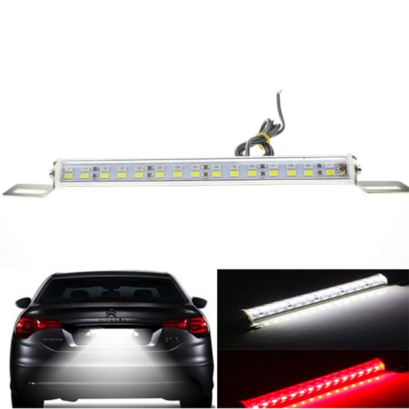 KEYECU 12В 5630 30SMD супер яркий белый красный двойной цвет переключение LED безопасности