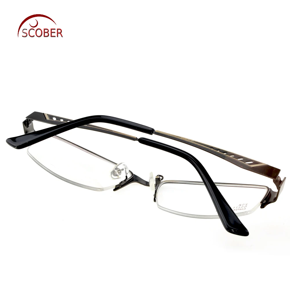 Новинка 2019 очки Gafas Полуободковые полые оправы для очков оптические линзы на