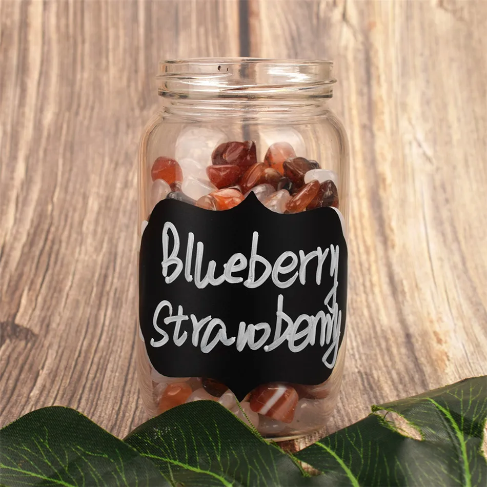 24 шт многоразовые наклейки на доску стикеры для специй ремесло кухонная банка