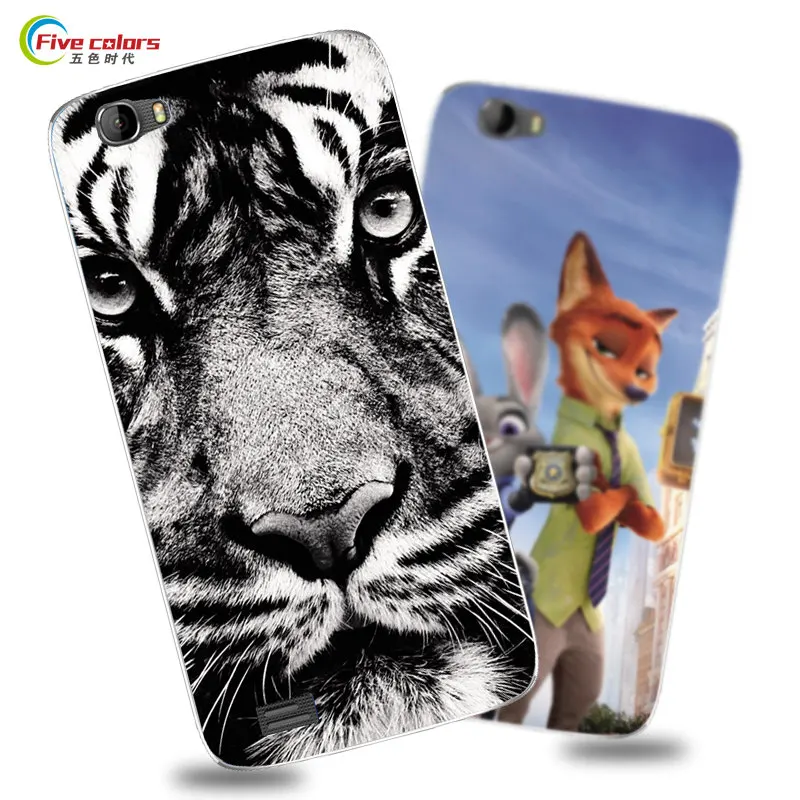 Цветной чехол с рисунком Для Doogee T6 Pro мультяшным УФ-принтом силиконовый мягкие