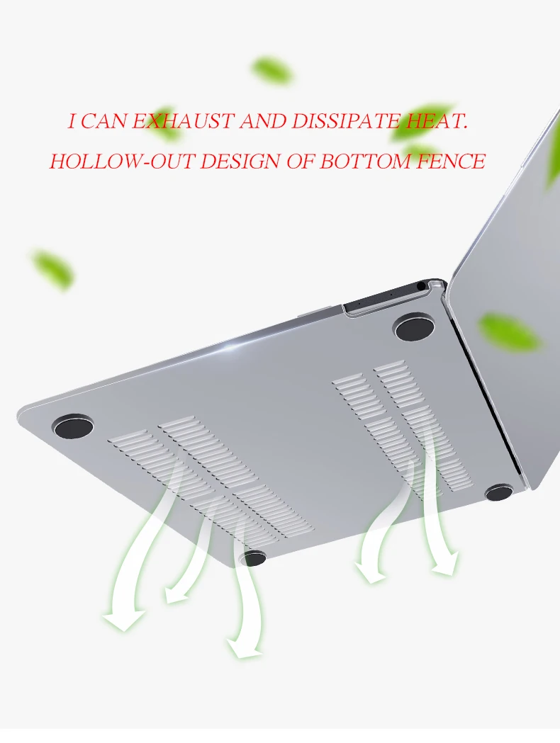 Матовый/Кристальный чехол для ноутбука Macbook Pro retina Air 11 12 13 15, для mac Air 13, pro 13,3 15,4 A1707 A1708 чехол