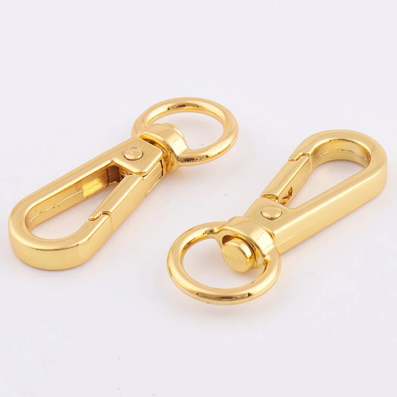 High Quality Swivel Snap Hooks Metal Bolt Snaps Chain Dog Clasps Trigger Hook Lanyard Clips Strap Buckles For Handbag | Багаж и сумки