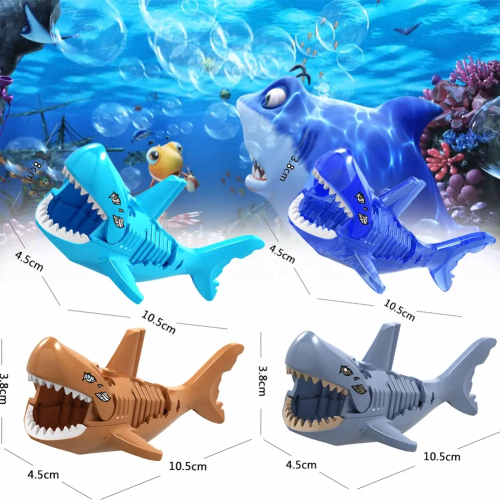 DIY Кирпичи динозавры большая акула фигурки животных модель Совместимость с legoingly