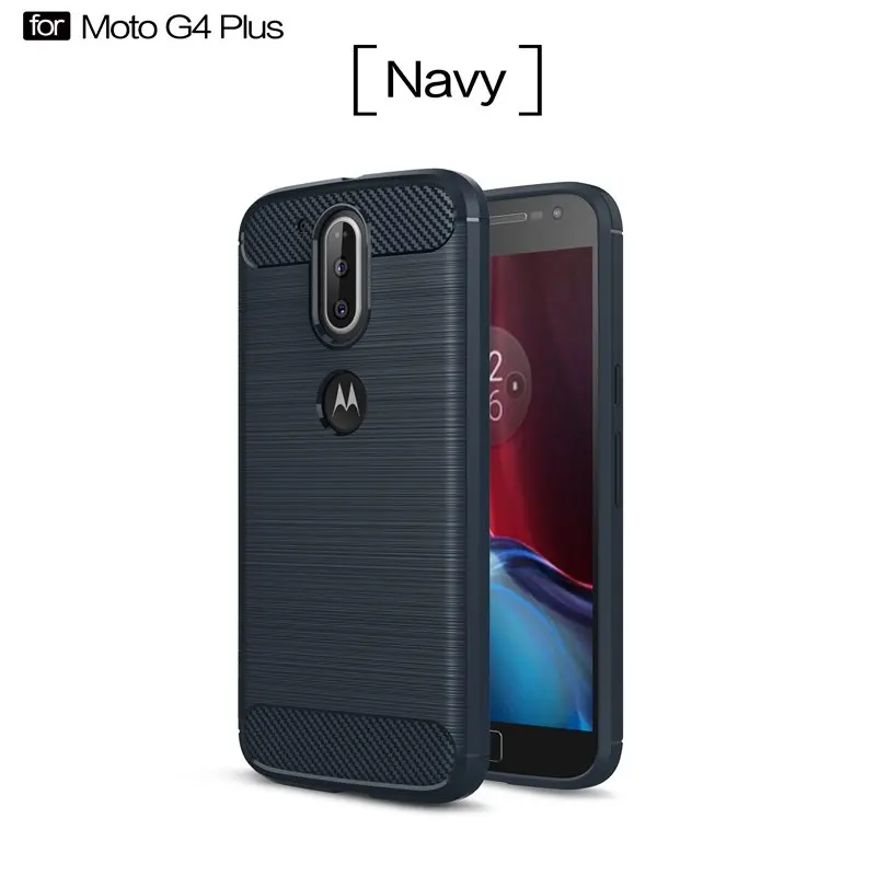 c TRISEOLY для MotoG4 роскошный чехол из углеродного волокна для Motorola Moto G4 Moto G4 Plus Матовый ТПУ чехол для телефона - Цвет: c