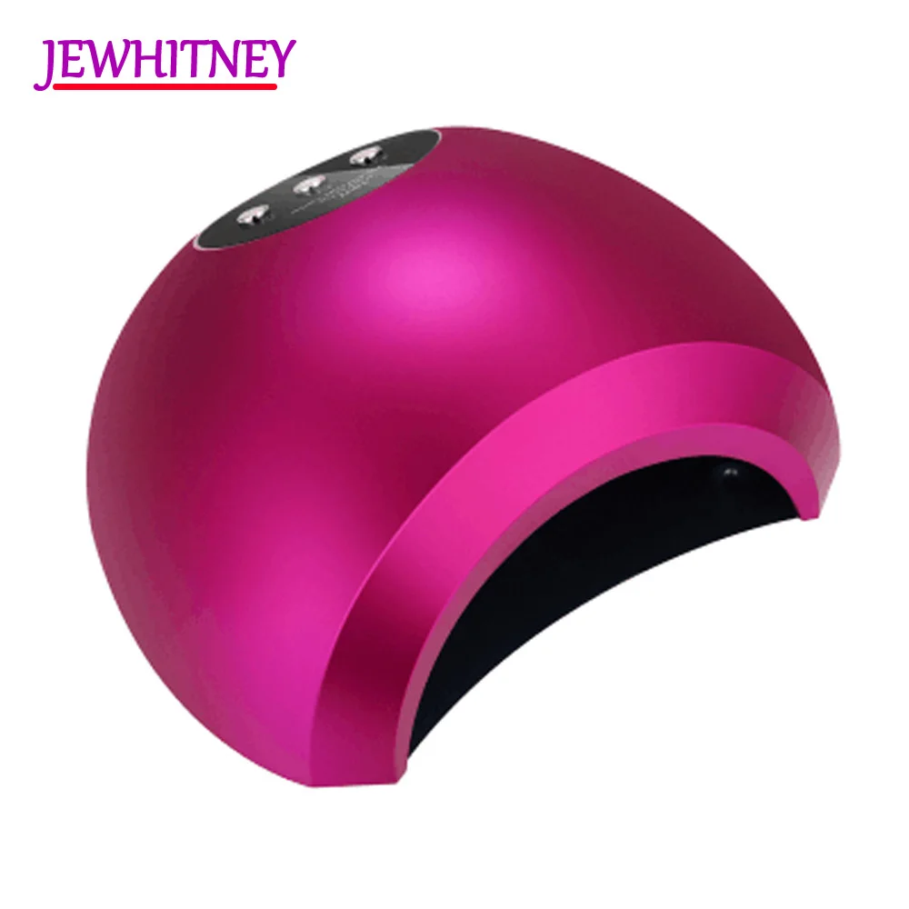 JEWHITENY 48W 24LEDs UV Lamp LED Nail For Machicure dryer for All Gels with 10/30/60S Timer Faster Art tools | Красота и здоровье