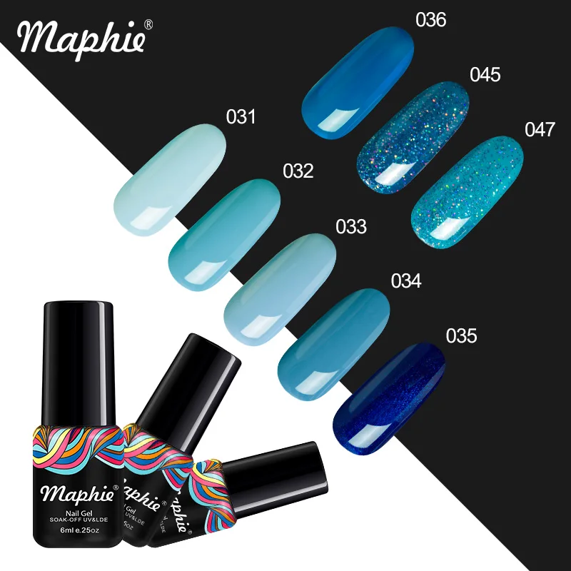 13 Maphie 8 шт./лот набор гелей для ногтей Полупостоянный УФ Гель-лак для ногтей Гибридный гель-наборы лаков впитывающий УФ-лак для ногтей - Цвет: 13