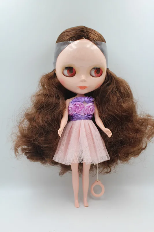 Специальная распродажа кукла с коричневыми волосами Blygirl Blyth нормальное тело 7