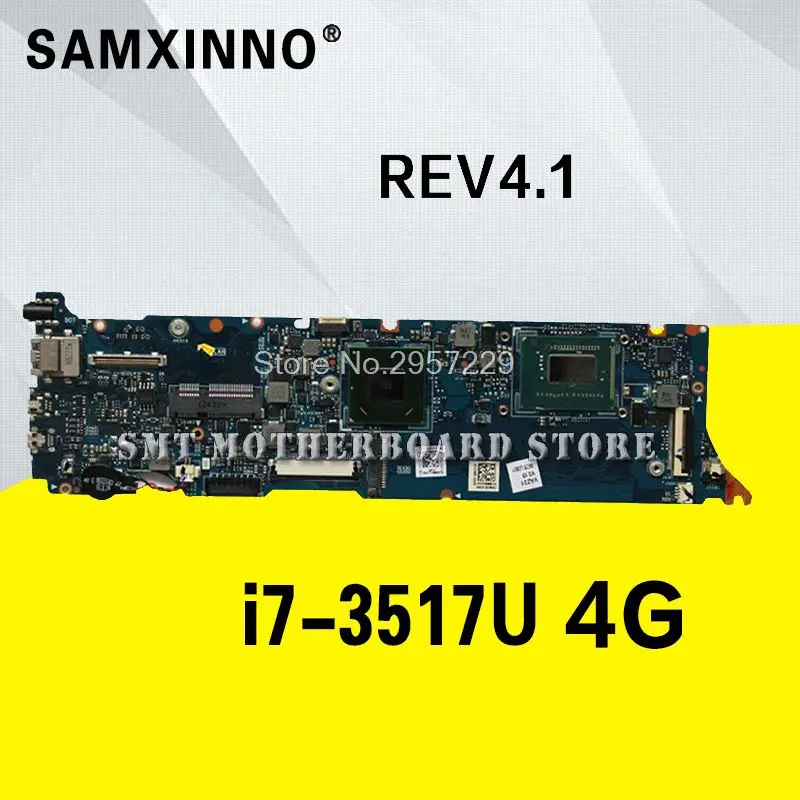 

UX31A материнская плата i7-3517U-4GB-REV: 2,0 для For Asus UX31A UX31A2 материнская плата для ноутбука UX31A материнская плата UX31A Материнская плата Тест 100% ОК