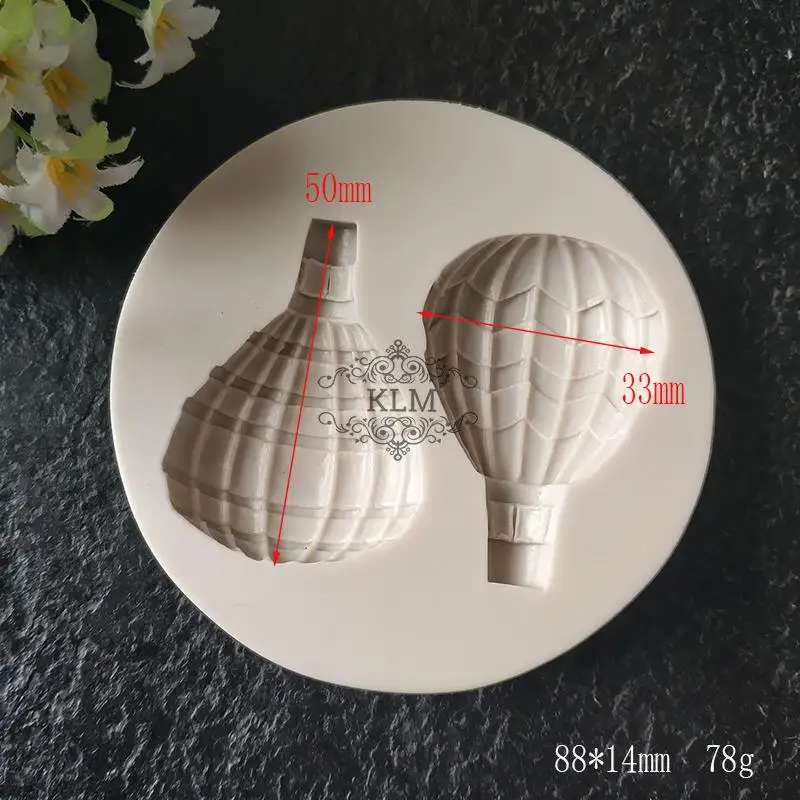 3PCS Hot Air Balloon Silicone Mould Chocolate mold Cake fondant tool KLM-00116 | Дом и сад