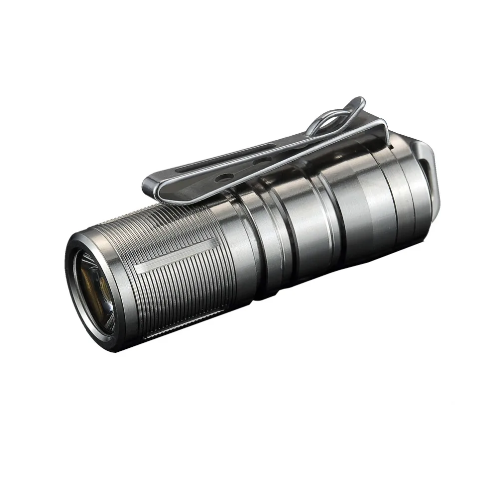 Jetbeam MINI 1 супер мощный и перезаряжаемый светодиодный фонарик Cree титановый брелок