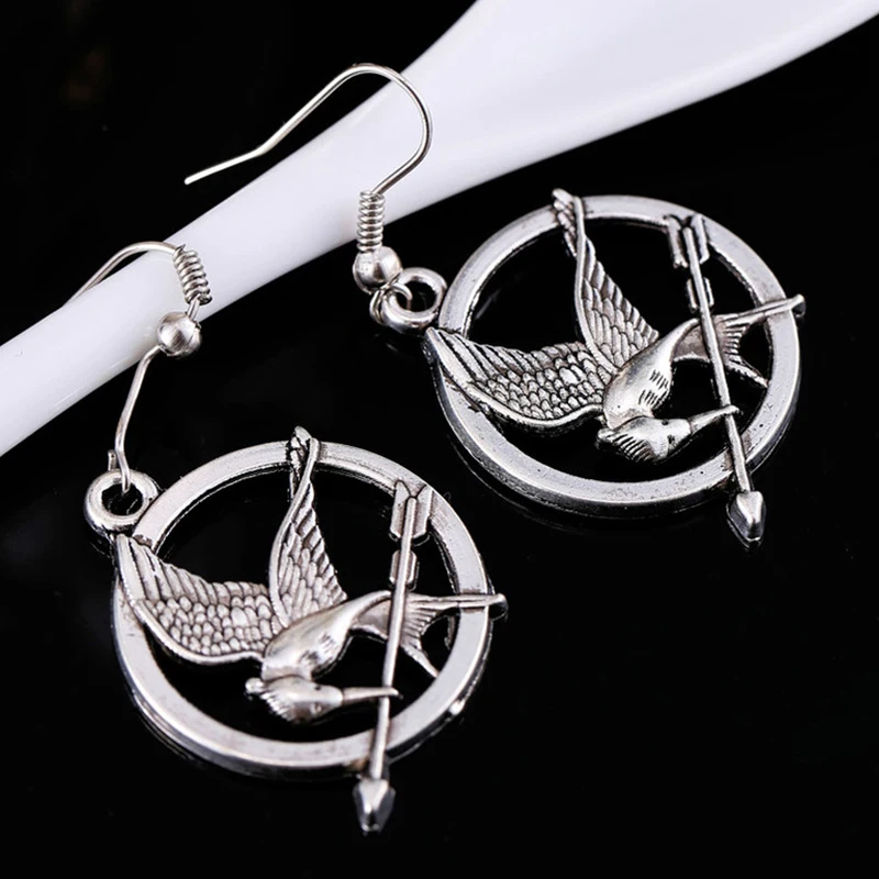 Голодные игры смеются над серьги в виде птиц ER015|hunger games earrings|game earringsgame game |
