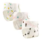 Многоразовые тканевые подгузники для новорожденных, моющиеся детские подгузники с карманом, водонепроницаемые штаны для новорожденных