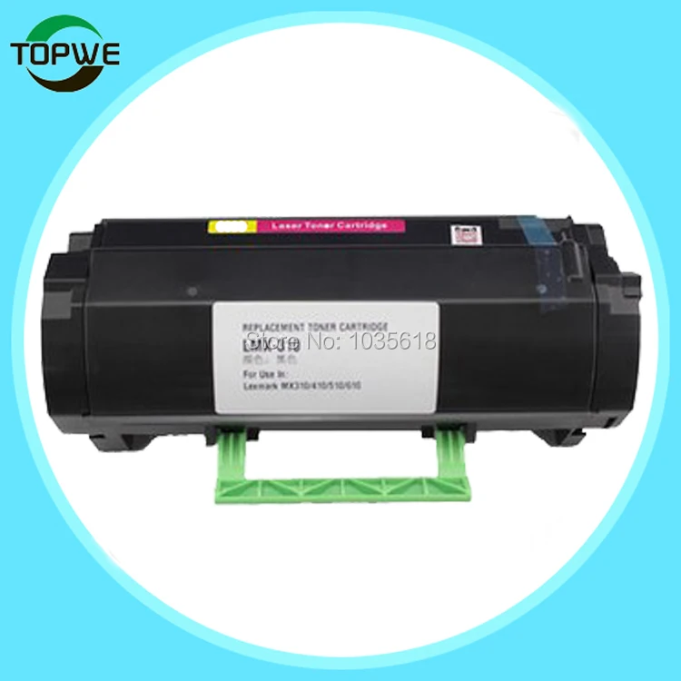 MS410 новый совместимый тонер-картридж lexmark ms410d/ms410dn ms510dn ms610dn/ms610dtn/ms610de/ms610dte 10 К выход