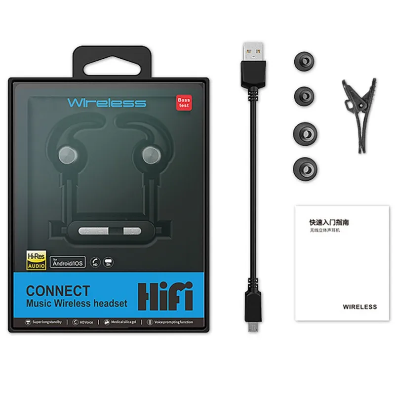 W11 Bluetooth 5 0 наушники магнитные Беспроводные спортивные качественные HiFi звуковые |