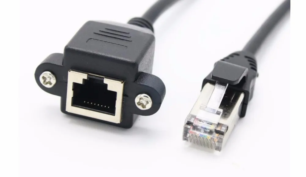100 шт. Удлинительный кабель локальной сети Ethernet удлинитель штекер RJ45 гнездо с