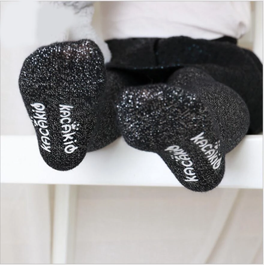 Распродажа штаны для больших девочек модные хлопковые блестящие леггинсы