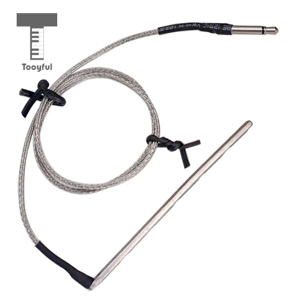 

Tooyful 1pc Bendable Piezo Cable Pickup for Acoustic Guitar EQ Preamp
