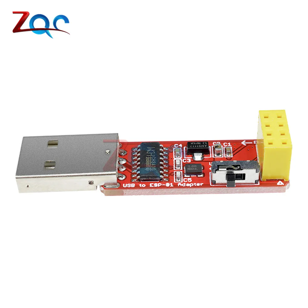 CH340 USB к ESP8266 серийный ESP-01 ESP-01S адаптер беспроводной Wi-Fi плата разработки ESP01 ESP01S программист адаптер модуль