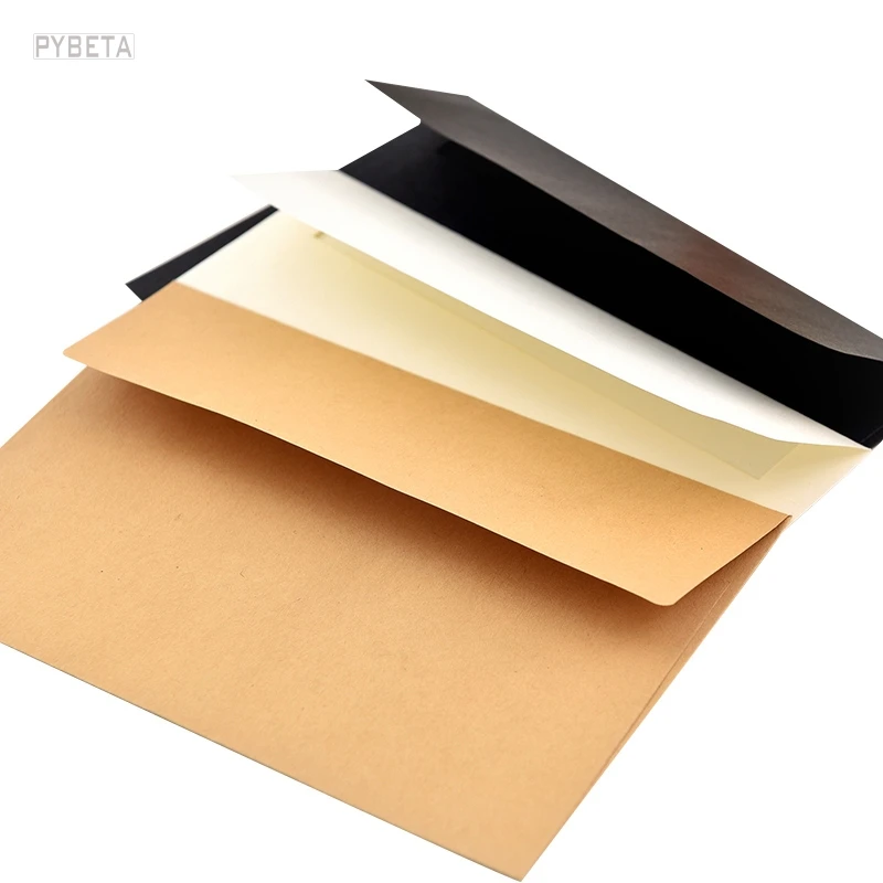 

50pcs- 17.5*12.5cm 120gsm Kraft paper Wedding Party Invitation DIY Multifunction envelope business Gift envelopes