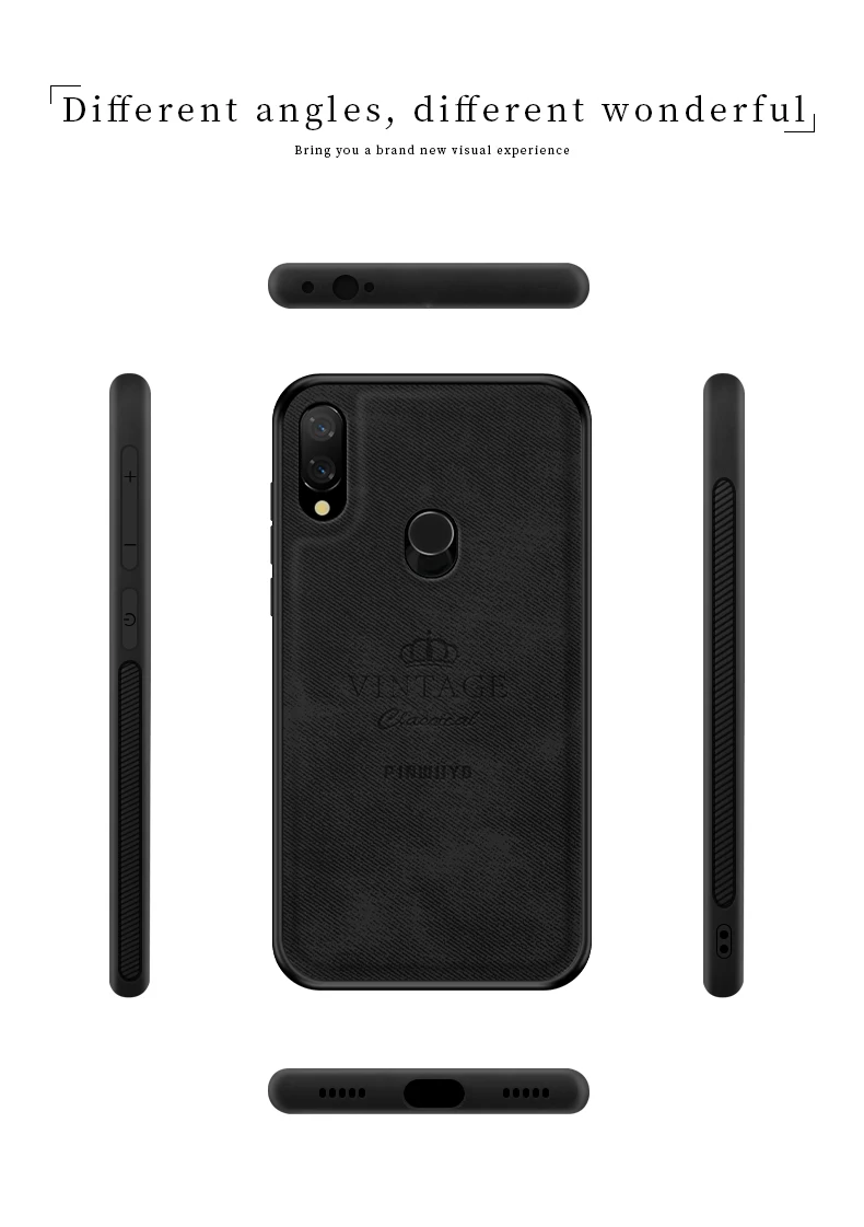 PINWUYO Case For Global Version Xiaomi Redmi Note 7 Note7 6.3 inch Matte Leather Cover Pro Phone Shell Casing Funda | Мобильные