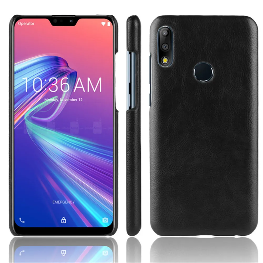 Чехол для Asus ZenFone Max Pro M2 ZB631KL чехол с зернистой полосой из искусственной кожи