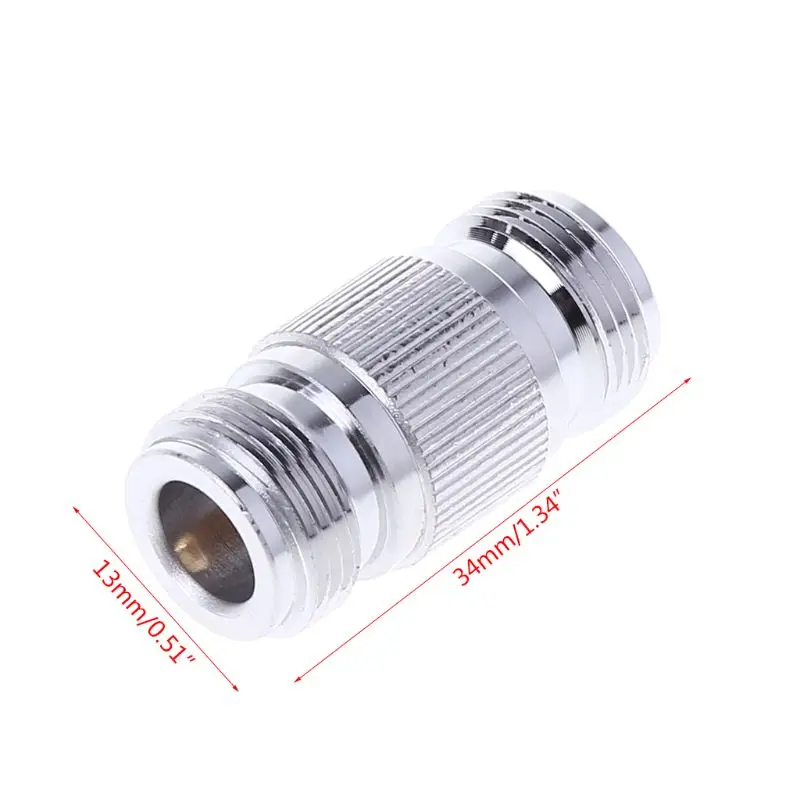 Новый N-Type двойной Женский переходник для гнезда миниджек RF WiFi антенный