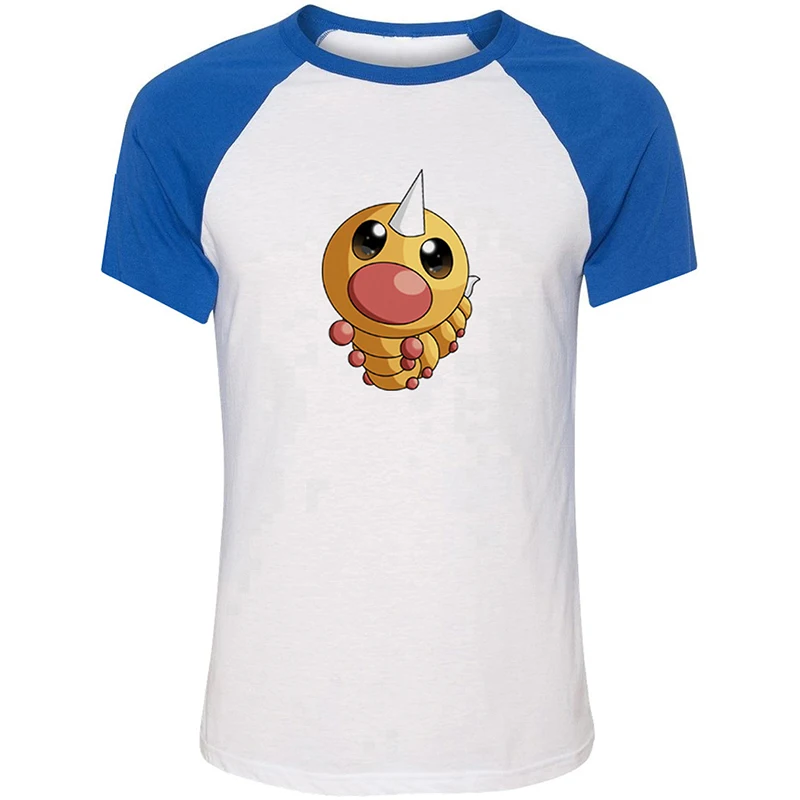 Pokemon Poliwag Ponyta Staryu Tauros vaporeon Venomoth weedle Стрекоза Мужская футболка с графическим принтом и коротким рукавом из хлопка