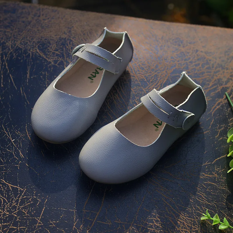 Детские кроссовки из натуральной кожи танцевальные балетки для девочек